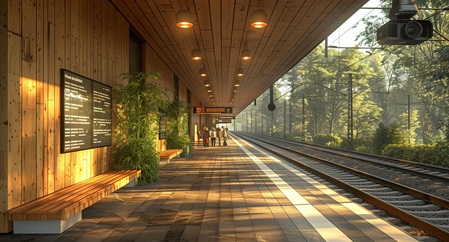 Nachhaltige Lösungen für Bahnsteige